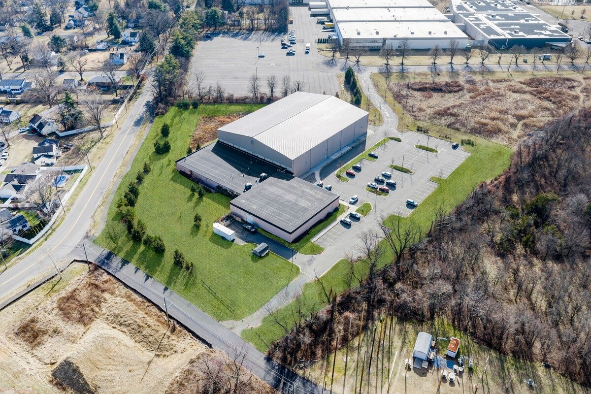 Aerial view of 605 Glen Avenue in Moorestown